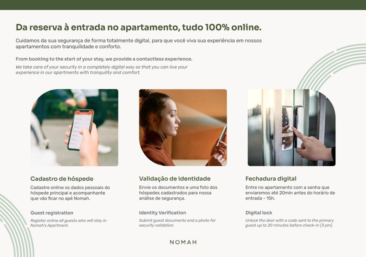 Nomah - Aptos Por Temporada Alves Guimaraes 251 Apartamento São Paulo